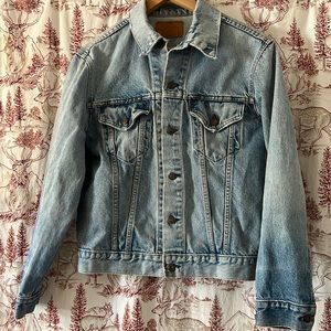 VTG Levi’s Authorized Vintage Denim Trucker Jacket L Limited Edition USA